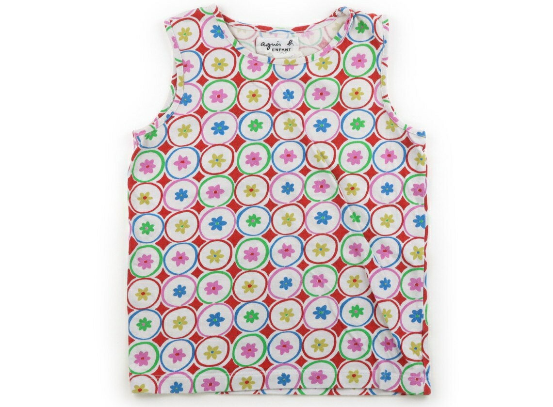 Agnes b. Tank Top/Camisole, Size 140, Girls, White, Red, Pink/Blue/Yellow Floral Pattern, Children's Clothing, Baby Clothes, Kids, Outlet, Used [Pre-owned] Kids, Baby, Maternity