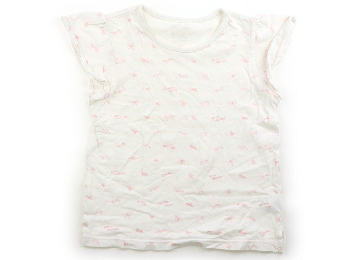 インセクトコレクション Insect Collection Tシャツ・カットソー 120 女の子 白、ピンク、昆虫 子供服 ベビー服 キッズ アウトレット ユーズド キッズ・ベビー・マタニティ