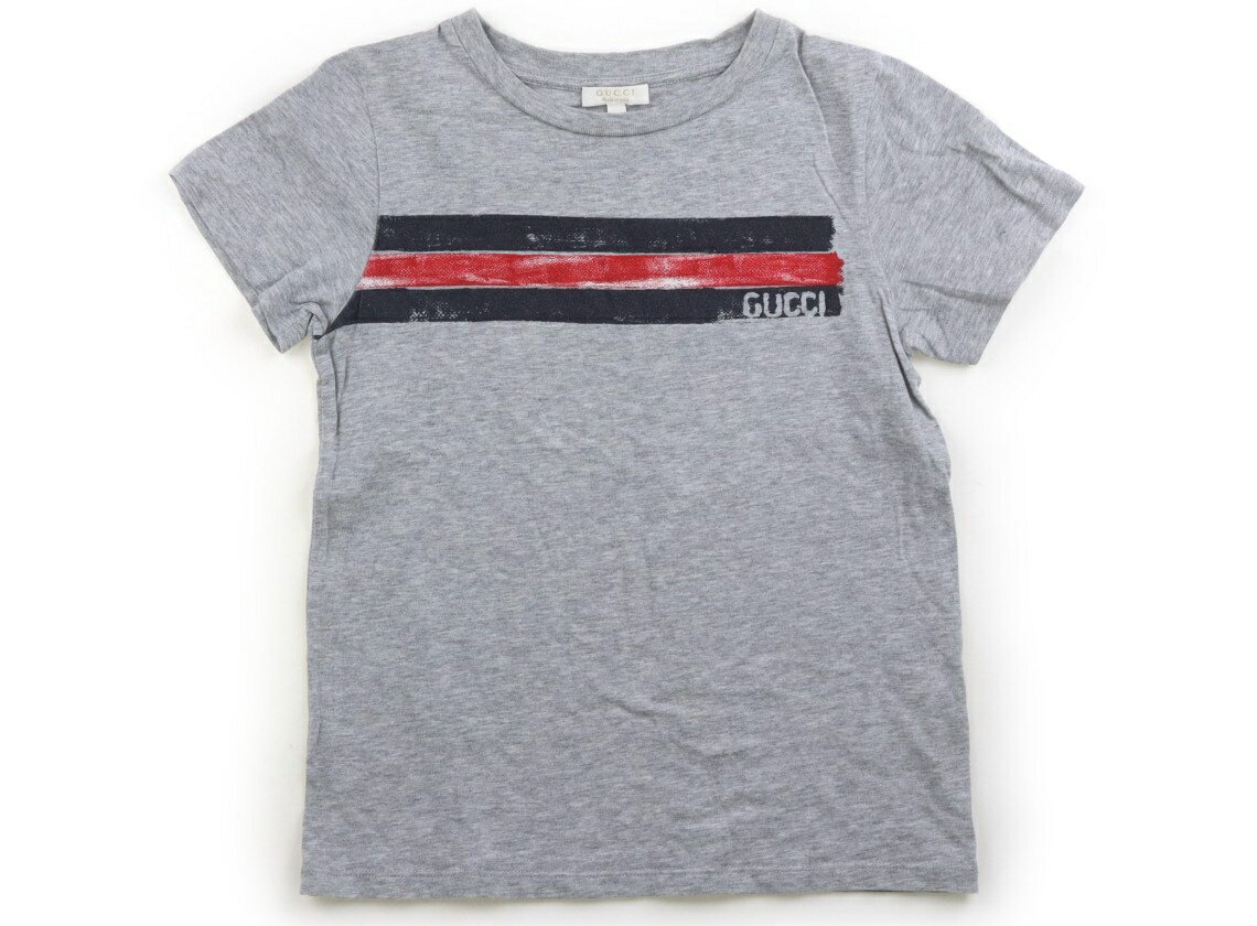 gucci///////////////\\\\\\\\\\\\\\\\\\\\\\\\\\\\\\\' - グッチ GUCCI Tシャツ・カットソー 140 男の子 グレー、黒、赤 子供服 ベビー服 キッズ アウトレット ユーズド 【中古】キッズ・ベビー・マタニティ