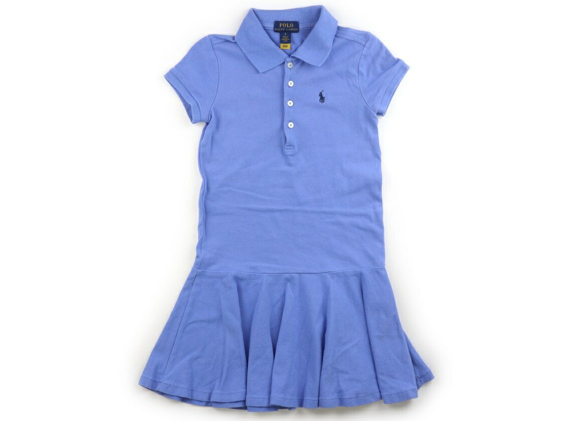ポロラルフローレン POLO RALPH LAUREN ワンピース 120 女の子 ライトブルー 子供服 ベビー服 キッズ アウトレット ユーズド 【中古】キッズ・ベビー・マタニティ