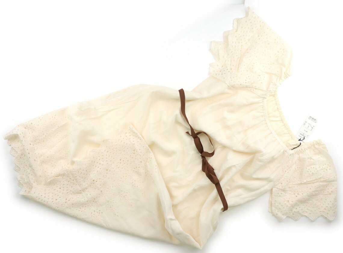 コムサブロンドオフ COMME CA BLANC D'OEUF マタニティワンピース ママ向けアイテム クリーム色、レース 子供服 ベビー服 キッズ アウトレット ユーズド 【中古】キッズ・ベビー・マタニティ