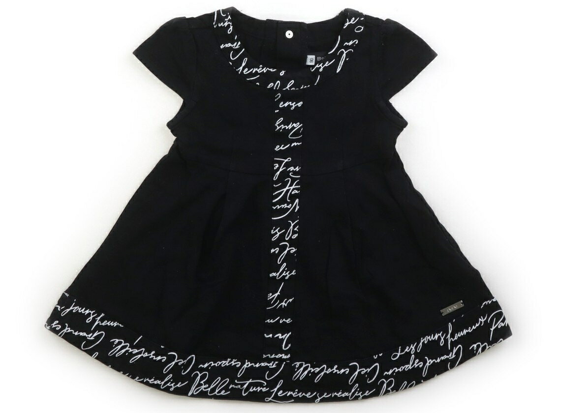 べべ BeBe ワンピース 90 女の子 黒 子供服 ベビー服 キッズ アウトレット ユーズド 【中古】キッズ・ベビー・マタニティ