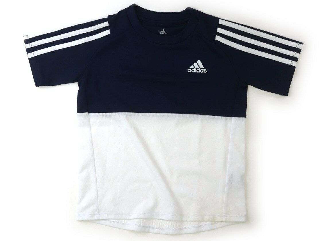 アディダス Adidas スポーツウェア・ダンスウェア 130 男の子 ネイビー・白 子供服 ベビー服 キッズ アウトレット ユーズド 【中古】キッズ・ベビー・マタニティ