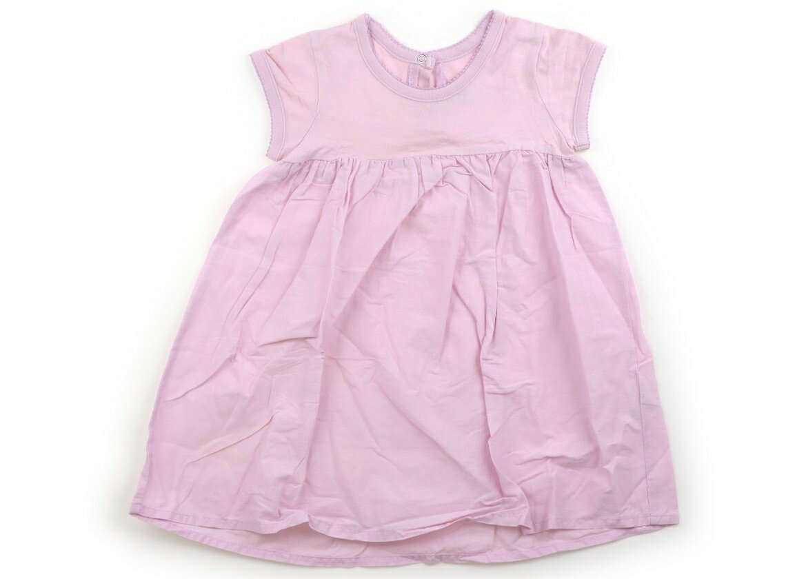 プチバトー PETIT BATEAU ワンピース 80 女の子 ピンク、パープル 子供服 ベビー服 キッズ アウトレット ユーズド 【中古】キッズ・ベビー・マタニティ