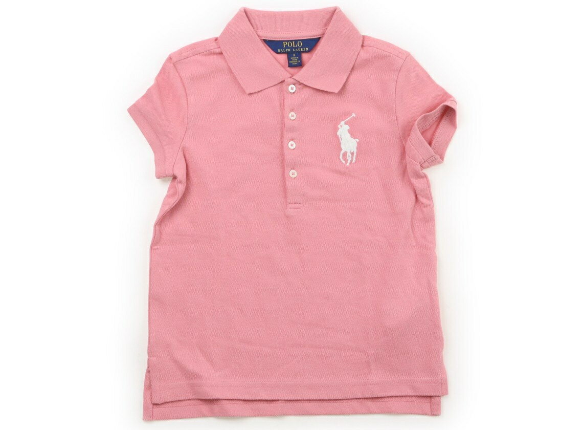 　ブランド 　POLO RALPH LAUREN(ポロラルフローレン) 　カテゴリー 　ポロシャツ 　サイズ 　120サイズ 　色 　ピンク 　状態 　★★★ 　記名 　なし 　ジャンル 　Girl 6サイズ表記。両裾スリット入り。襟ぐりに色褪せあり。 ＊【状態】【サイズ】に関しての詳しい説明はこちら
