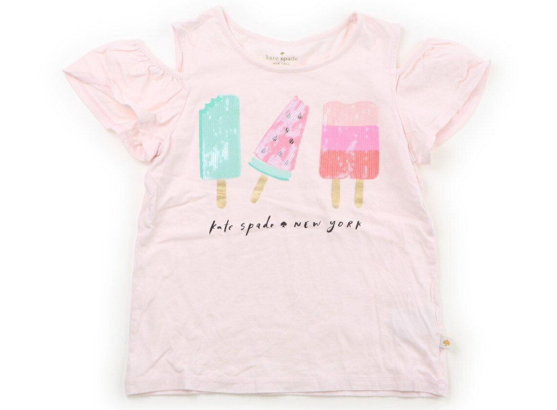 　ブランド 　Kate Spade(ケイトスペード) 　カテゴリー 　Tシャツ・カットソー 　サイズ 　140サイズ 　色 　ピンク・アイスキャンディー 　状態 　★★★ 　記名 　なし 　ジャンル 　Girl スパンコール刺繍。肩が出るデザイン。毛羽立ち使用感あり。目立つ汚れはありません。 ＊【状態】【サイズ】に関しての詳しい説明はこちら