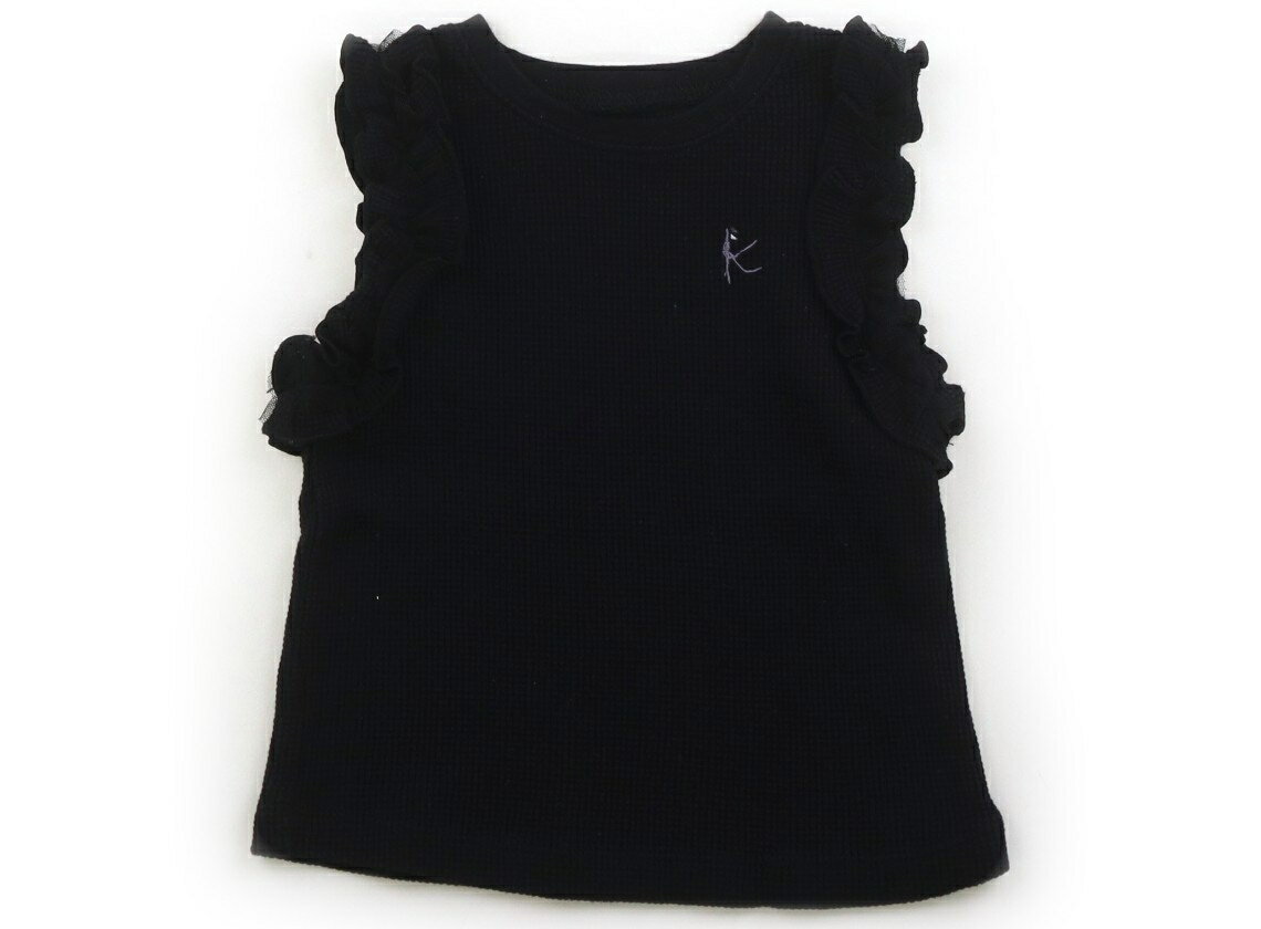 Kumikyoku Tank Top/Camisole, Size 100, Girls, Black, Children's Clothing, Baby Clothes, Kids, Outlet, Used [Pre-owned] Kids, Baby, Maternity