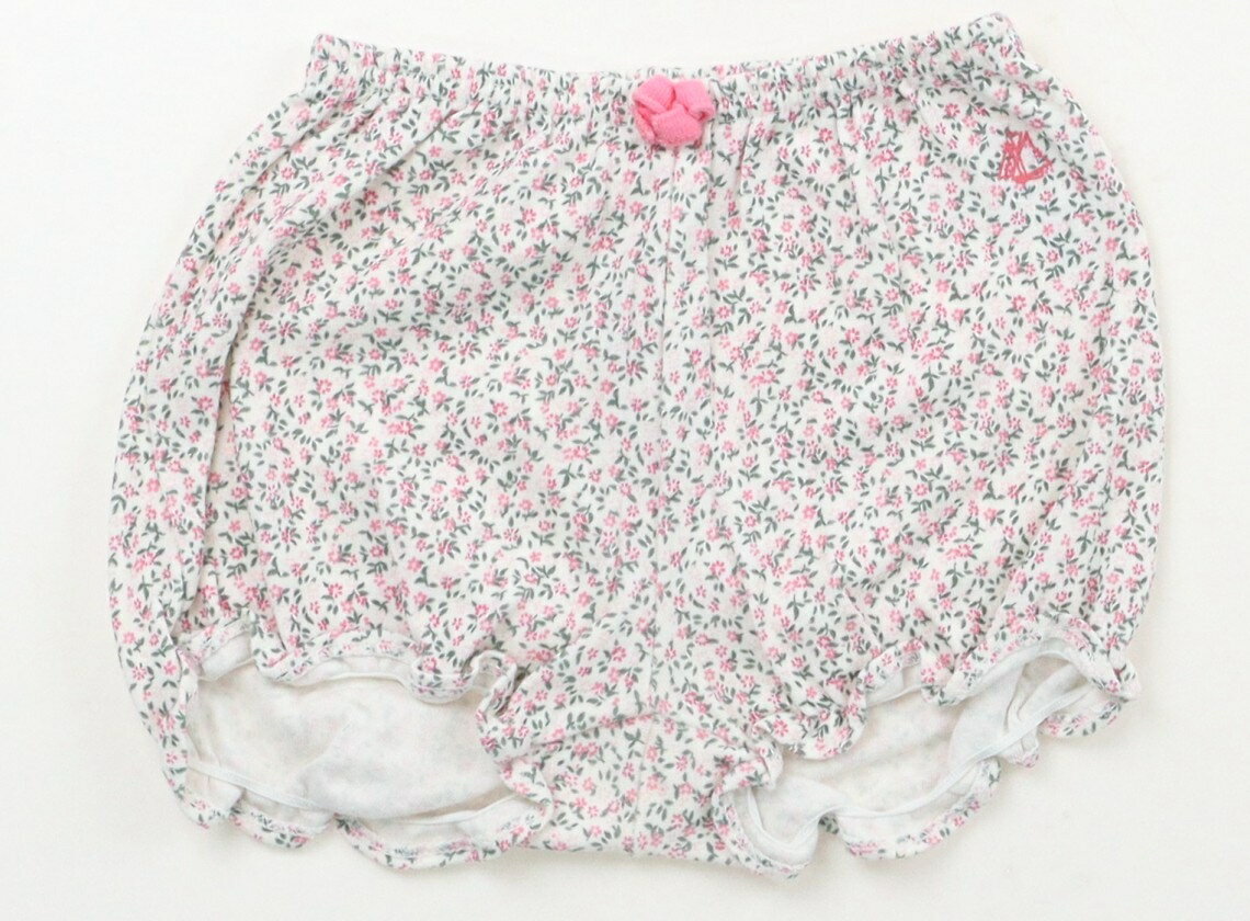 　ブランド 　PETIT BATEAU(プチバトー) 　カテゴリー 　ブルマ・ダイパーカバー 　サイズ 　70サイズ 　色 　ホワイト・ピンク・花柄 　状態 　★★★ 　記名 　なし 　ジャンル 　Girl 実際のサイズ表記は12m/74cm。コットン素材。色褪せと洗いざらし感がありますが、まだまだお使いいただけそうです。 ＊【状態】【サイズ】に関しての詳しい説明はこちら