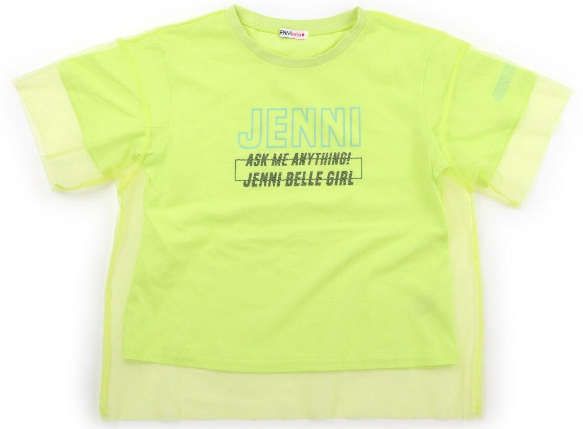 　ブランド 　JENNI(ジェニィ) 　カテゴリー 　Tシャツ・カットソー 　サイズ 　140サイズ 　色 　蛍光イエロー 　状態 　★★（返品不可） 　記名 　なし 　ジャンル 　Girl チュール付き。所々チュール、汚れ跡が見受けられます。襟ぐりヨレ感あり。まだお使いいただけそうです。 ＊【状態】【サイズ】に関しての詳しい説明はこちら
