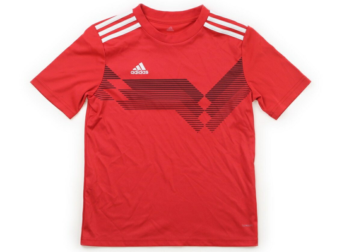 アディダス Adidas スポーツウェア・ダンスウェア 150 男の子 赤、白、黒 子供服 ベビー服 キッズ アウトレット ユーズド 【中古】キッズ・ベビー・マタニティ