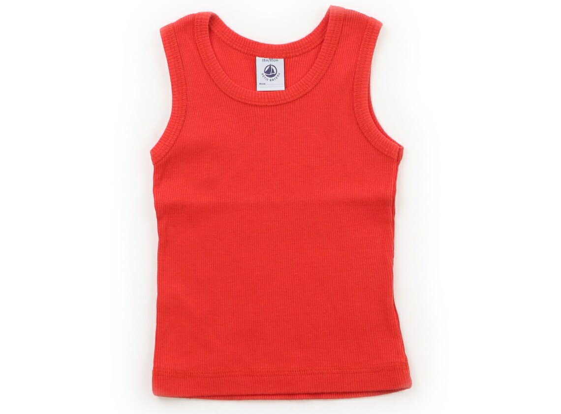 Petit Bateau Tank Top/Camisole, Size 80, Girls, Red, Children's Clothing, Baby Clothes, Kids, Outlet, Used [Pre-owned] Kids, Baby, Maternity