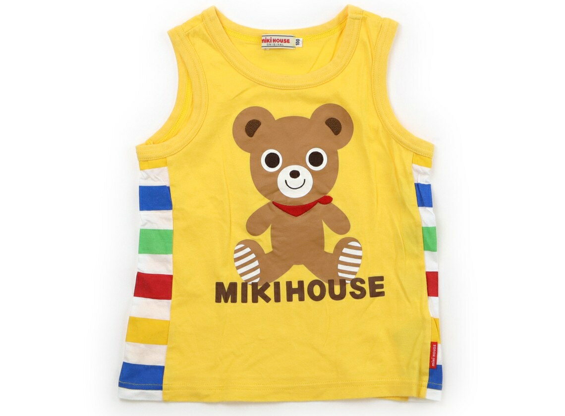 ミキハウス miki HOUSE タンクトップ・キャミソール 100 男の子 やまぶき色 子供服 ベビー服 キッズ アウトレット ユーズド 【中古】キッズ・ベビー・マタニティ