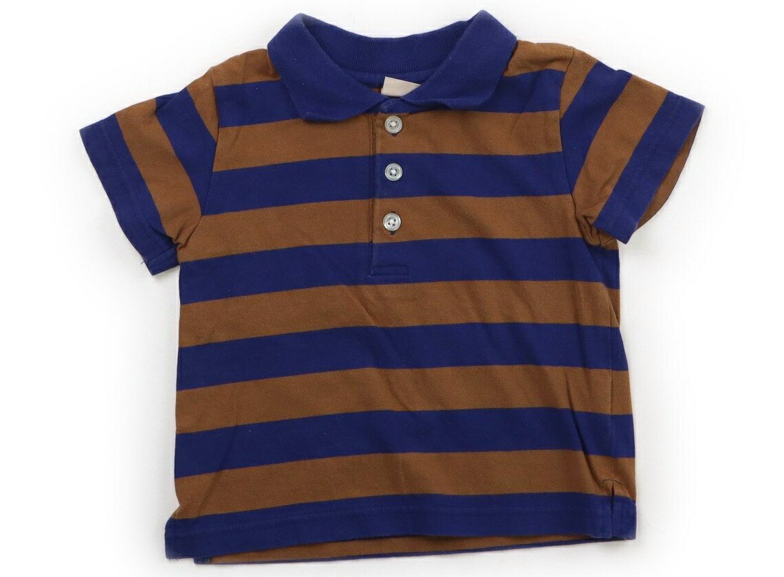 プティマイン petit main Tシャツ・カットソー 90 男の子 青、茶色 子供服 ベビー服 キッズ アウトレット ユーズド 【中古】キッズ・ベビー・マタニティ