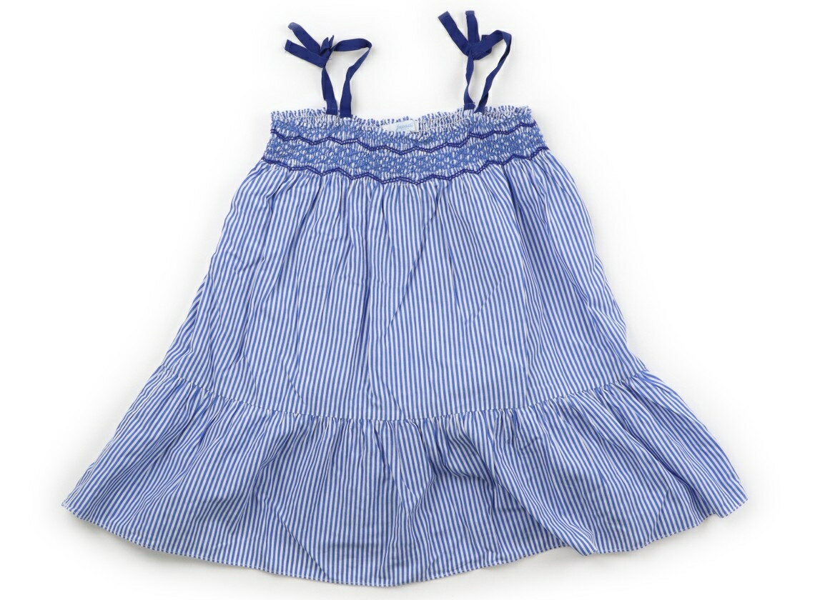ジャカディ Jacadi ワンピース 80 女の子 ブルー・ストライプ 子供服 ベビー服 キッズ アウトレット ユーズド 【中古】キッズ・ベビー・マタニティ