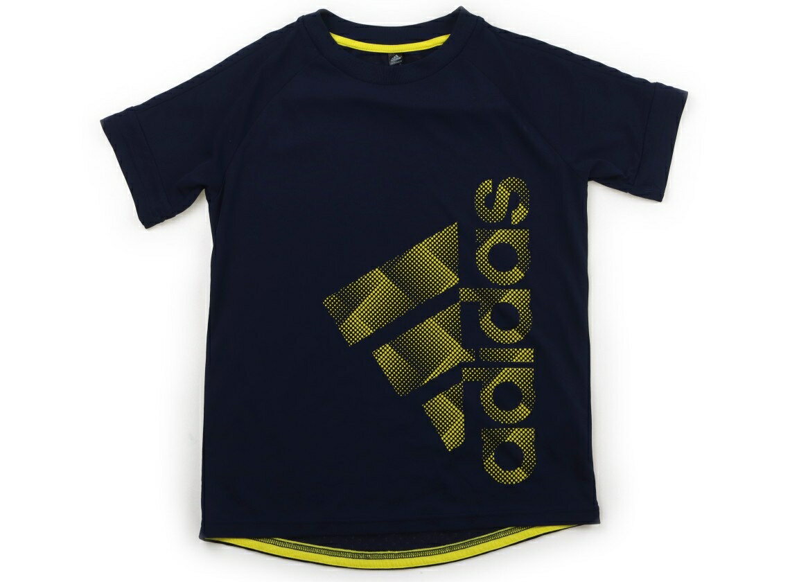 アディダス Adidas スポーツウェア・ダンスウェア 140 男の子 ネイビーイエロー 子供服 ベビー服 キッズ アウトレット ユーズド 【中古】キッズ・ベビー・マタニティ