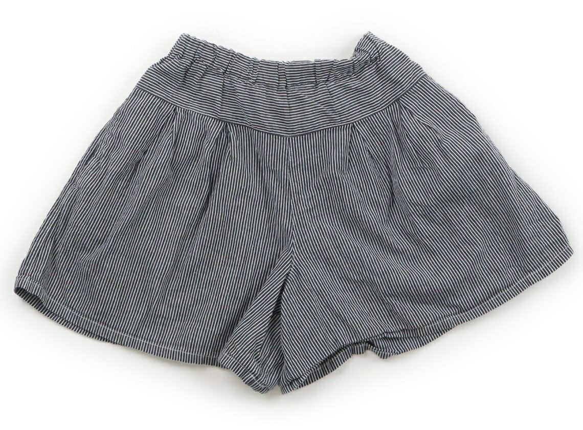 Culottes - アナスイ ANNA SUI キュロット 130 女の子 グレー・オフストライプ 子供服 ベビー服 キッズ アウトレット ユーズド 【中古】キッズ・ベビー・マタニティ