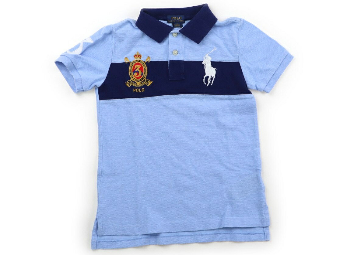 ポロラルフローレン POLO RALPH LAUREN ポロシャツ 120 男の子 ブルーネイビー 子供服 ベビー服 キッズ アウトレット ユーズド 【中古】キッズ・ベビー・マタニティ