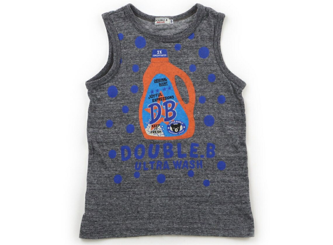 Double B Tank Top/Camisole, Size 130, Boys, Charcoal Gray, Children's Clothing, Baby Clothes, Kids, Outlet, Used [Pre-owned] Kids, Baby, Maternity