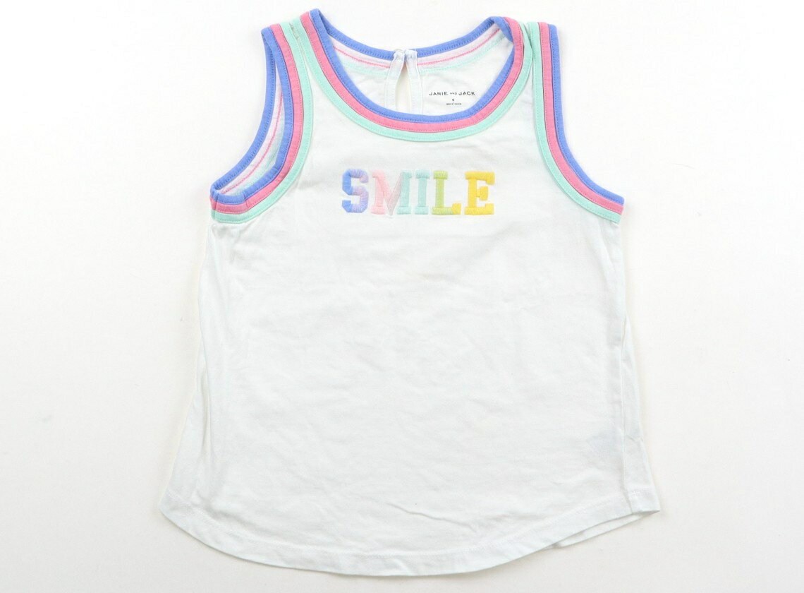 Janie & Jack Tank Top/Camisole, Size 110, Girls, White, Blue, Pink, Green. Children's Clothing, Baby Clothes, Kids, Outlet, Used. [Pre-owned] Kids, Baby, Maternity.