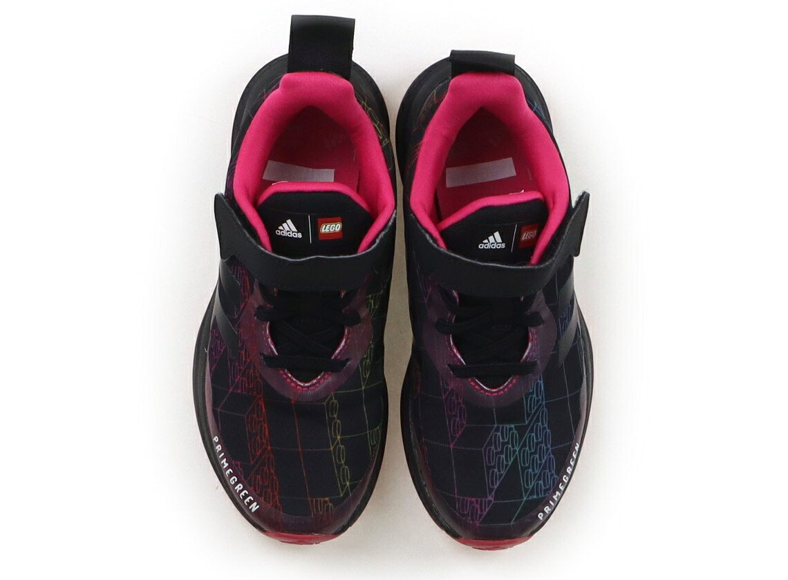 アディダス Adidas スニーカー 靴20cm〜 女の子 ブラック・ピンク 子供服 ベビー服 キッズ アウトレット ユーズド 【中古】キッズ・ベビー・マタニティ