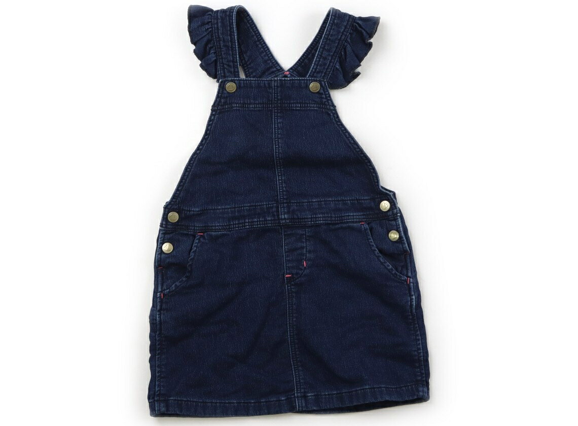 プチバトー PETIT BATEAU ジャンパースカート 110 女の子 インディゴブルー 子供服 ベビー服 キッズ アウトレット ユーズド 【中古】キッズ・ベビー・マタニティ