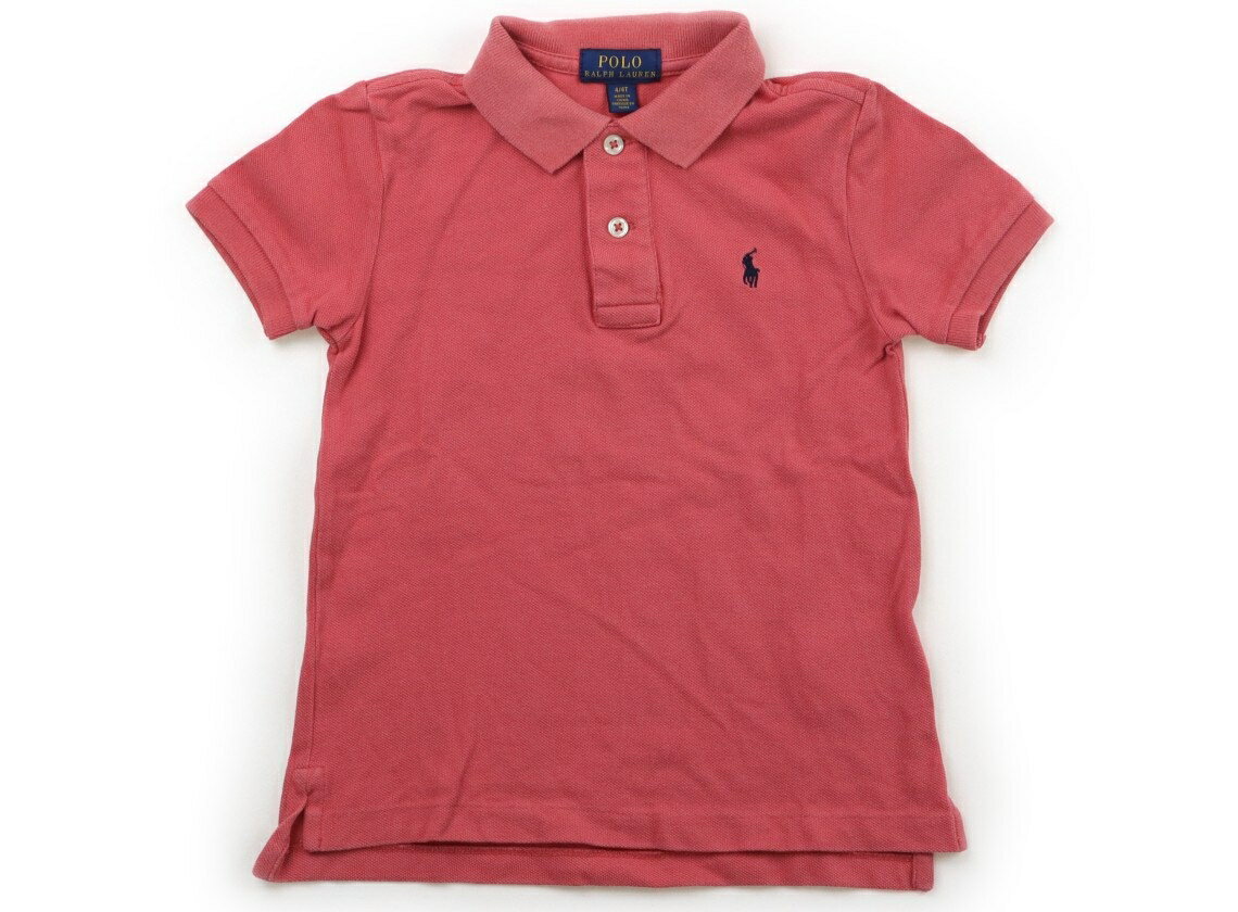 ポロラルフローレン POLO RALPH LAUREN ポロシャツ 110 女の子 くすみピンク 子供服 ベビー服 キッズ アウトレット ユーズド 【中古】キッズ・ベビー・マタニティ