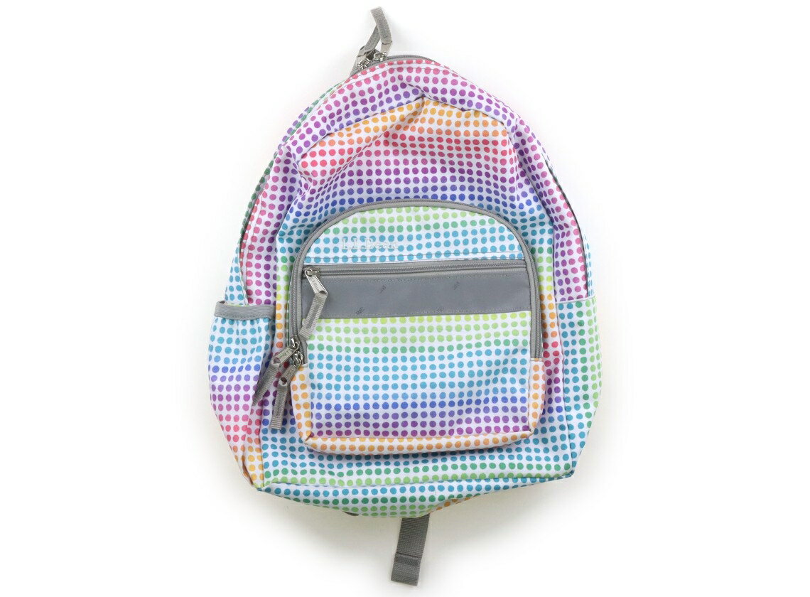 LLビーン L.L.Bean リュックサック キッズ用品 女の子 白、ピンク・青・オレンジドット 子供服 ベビー服 キッズ アウトレット ユーズド 【中古】キッズ・ベビー・マタニティ