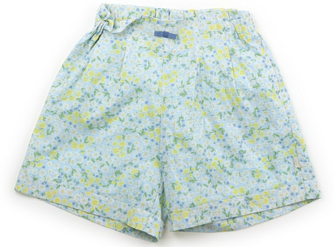 Culottes - 組曲 Kumikyoku キュロット 150 女の子 サックス・オフ・イエロー花柄 子供服 ベビー服 キッズ アウトレット ユーズド 【中古】キッズ・ベビー・マタニティ