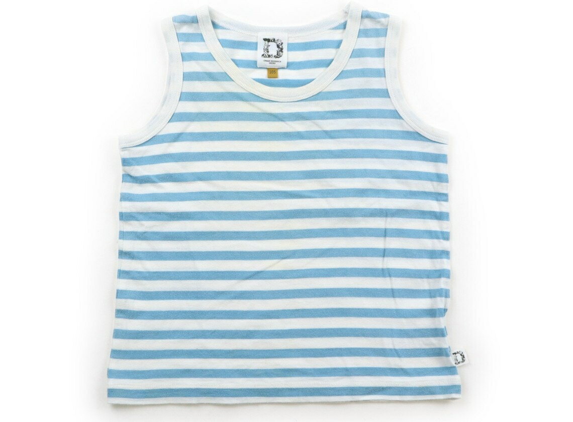 URBAN RESEARCH DOORS Tank Top/Camisole, Size 100, Girls, Saxophone Blue/Off-Striped, Children's Clothing, Baby Clothes, Kids, Outlet, Used [Pre-owned] Kids, Baby, Maternity