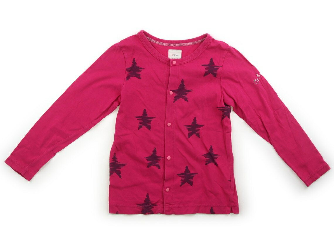 ハッカ HAKKA カーディガン 120 女の子 ショッキングピンク、星 子供服 ベビー服 ...
