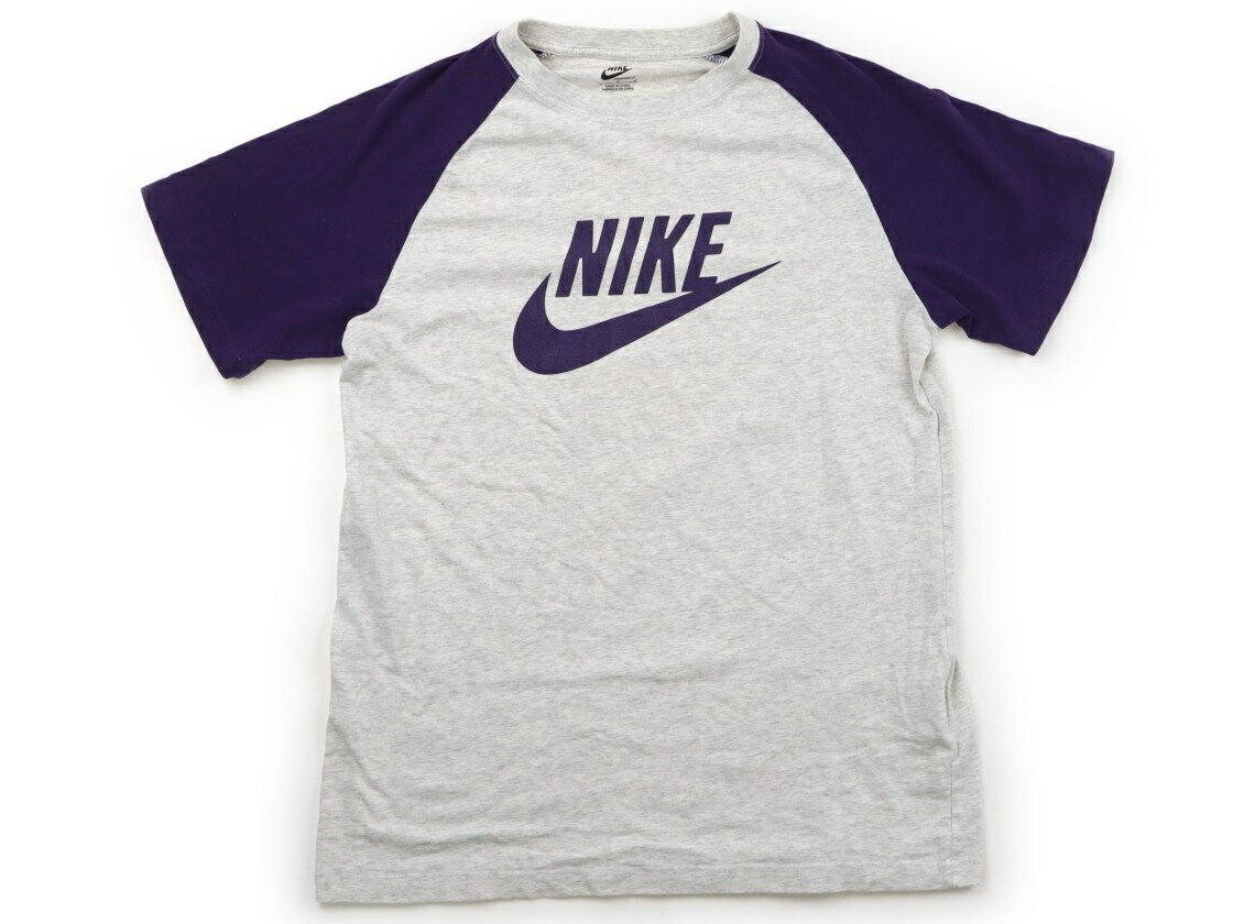Rakuten - ナイキ NIKE Tシャツ・カットソー 150 男の子 ライトグレー・パープル 子供服 ベビー服 キッズ アウトレット ユーズド 【中古】キッズ・ベビー・マタニティ