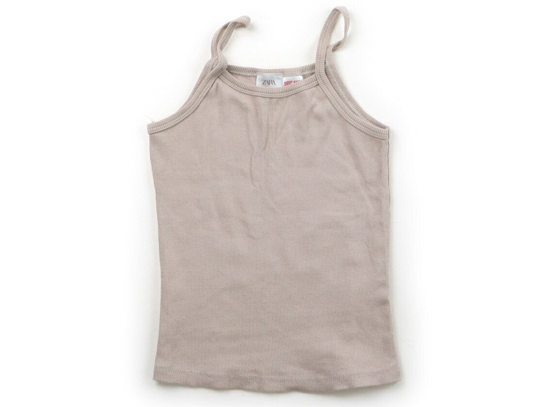ZARA Tank Top/Camisole, Size 110, Girls, Beige, Children's Clothing, Baby Clothes, Kids, Outlet, Used [Pre-owned] Kids, Baby, Maternity
