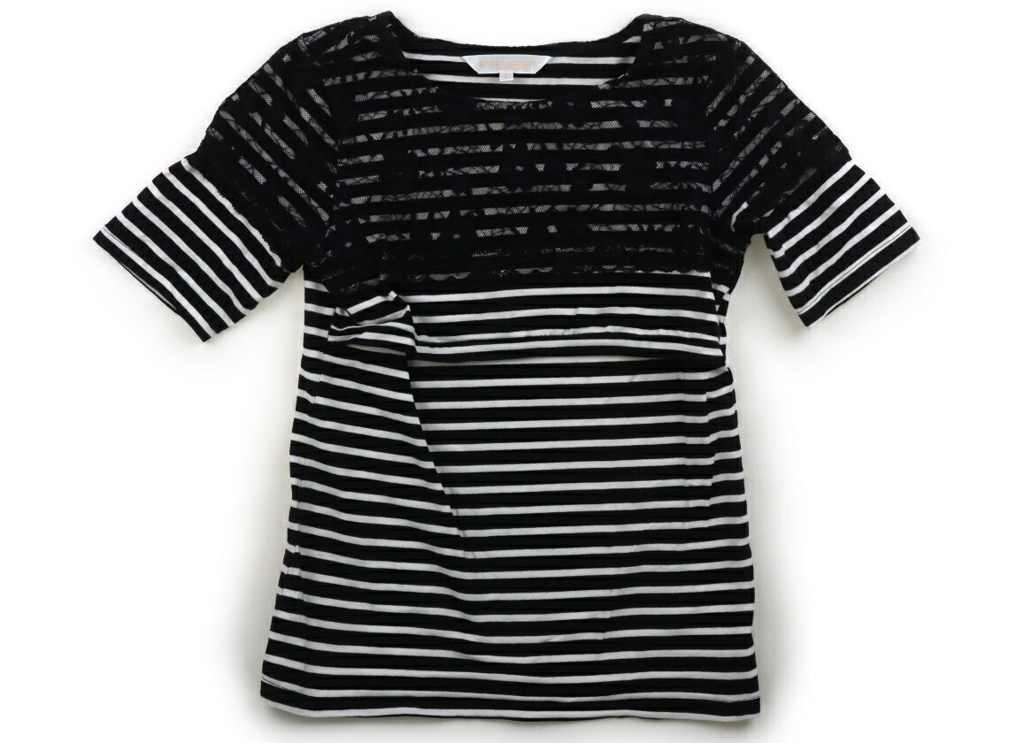 スウィートマミー Sweet Mommy 授乳服 ママ向けアイテム 黒・白ボーダー、レース 子供服 ベビー服 キッズ アウトレット ユーズド 【中古】キッズ・ベビー・マタニティ