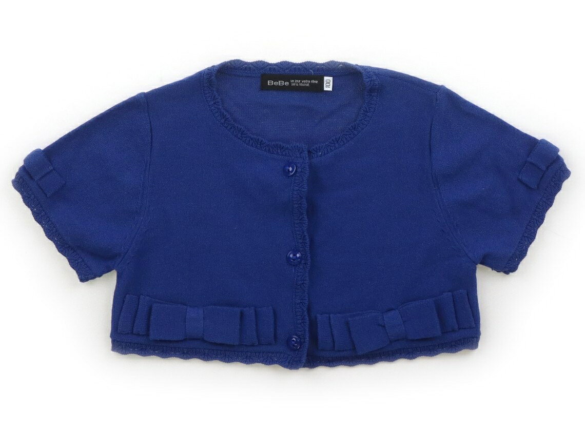 べべ BeBe カーディガン 100 女の子 ブルー 子供服 ベビー服 キッズ…