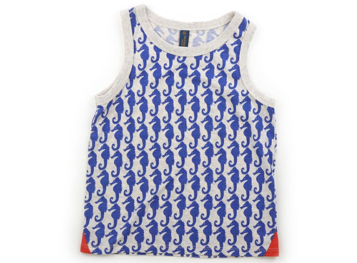 Markey's Tank Top/Camisole, Size 120, Girls, Gray/Blue Seahorse Pattern, Children's Clothing, Baby Clothes, Kids, Outlet, Used [Pre-owned] Kids, Baby, Maternity