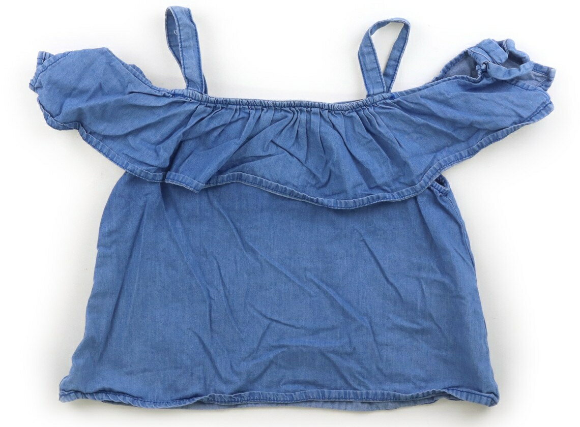 ZARA Tank Top/Camisole, Size 130, Girls, Blue Denim, Children's Clothing, Baby Clothes, Kids, Outlet, Used [Pre-owned] Kids, Baby, Maternity