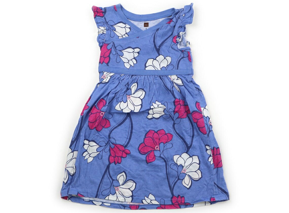 ティー Tea/Tea Collction ワンピース 120 女の子 ブルー系・花柄 子供服 ベビー服 キッズ アウトレット ユーズド 【中古】キッズ・ベビー・マタニティ