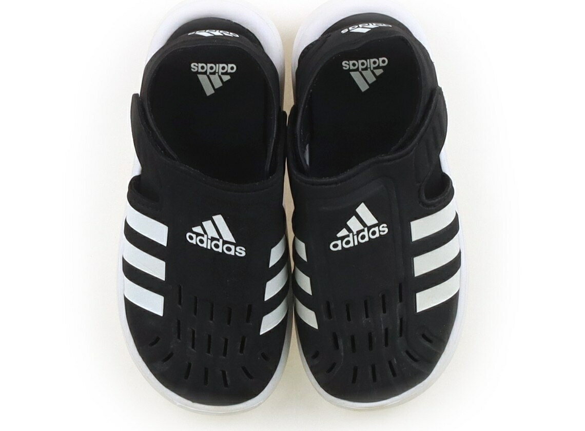 アディダス Adidas サンダル 靴20cm〜 男の子 ブラック・オフ 子供服 ベビー服 キッズ アウトレット ユーズド 【中古】キッズ・ベビー・マタニティ
