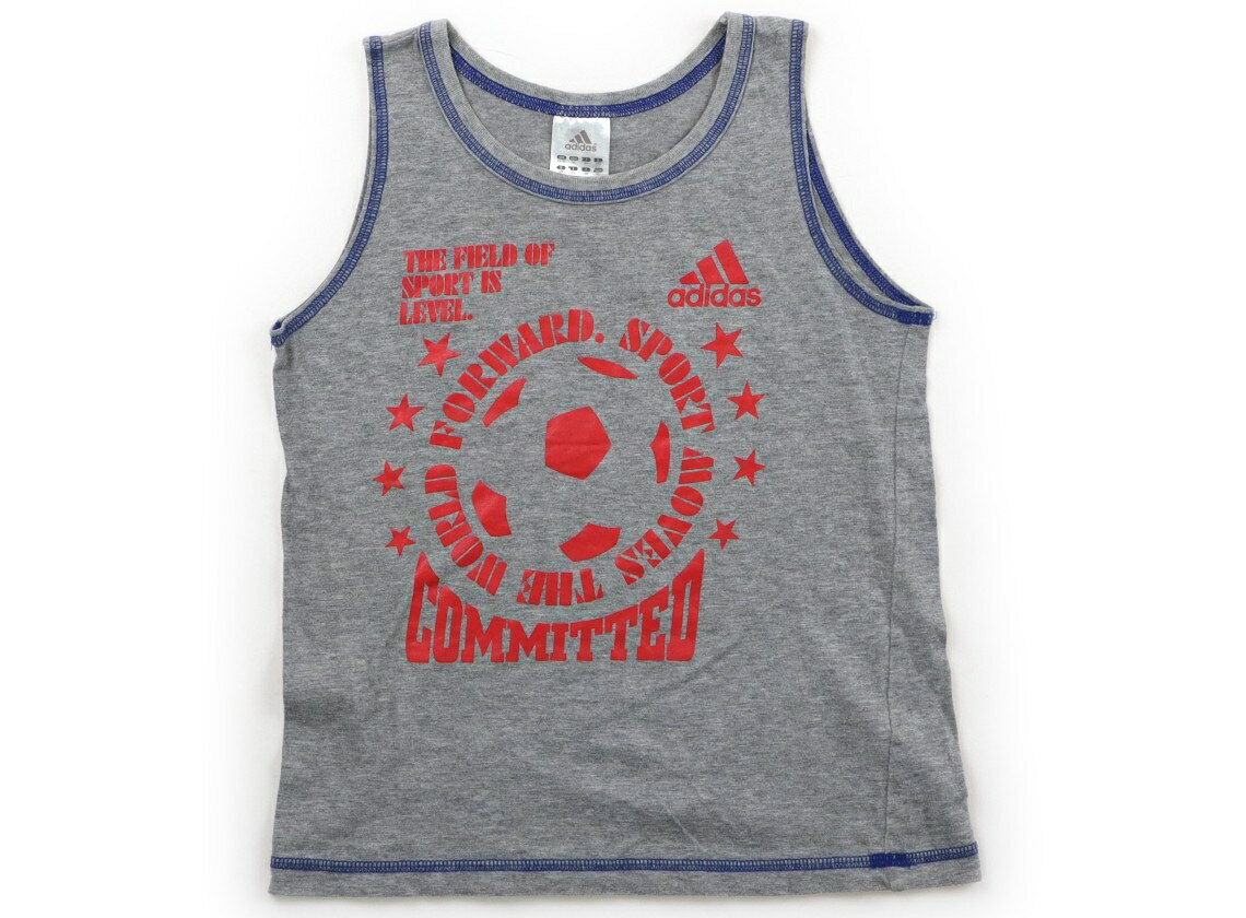 Adidas Tank Top/Camisole, Size 130, Boys, Heather Gray, Children's Clothing, Baby Clothes, Kids, Outlet, Used [Pre-owned] Kids, Baby, Maternity