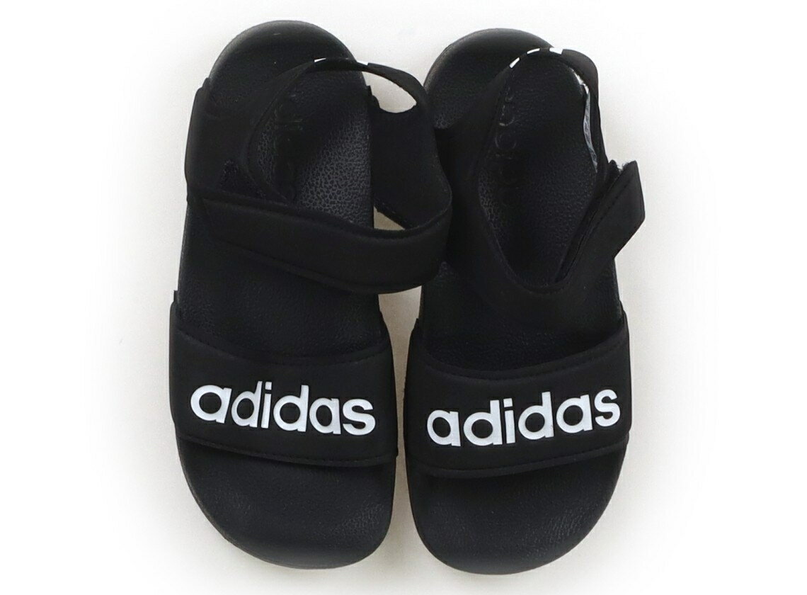 アディダス Adidas サンダル 靴20cm〜 男の子 黒、白 子供服 ベビー服 キッズ アウトレット ユーズド 【中古】キッズ・ベビー・マタニティ