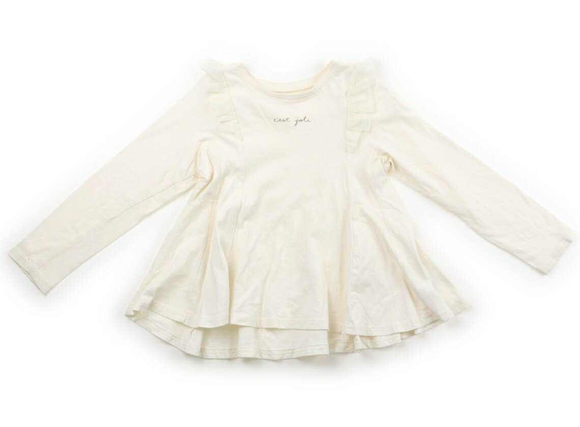 Rakuten - エニィファム anyFAM Tシャツ・カットソー 120 女の子 オフホワイト・レース 子供服 ベビー服 キッズ アウトレット ユーズド 【中古】キッズ・ベビー・マタニティ