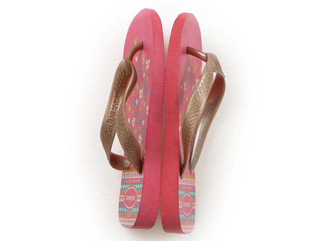 ハワイアナス havaianas サンダル 靴19cm〜 女の子 ピンク・花柄 子供服 ベビー服 ...