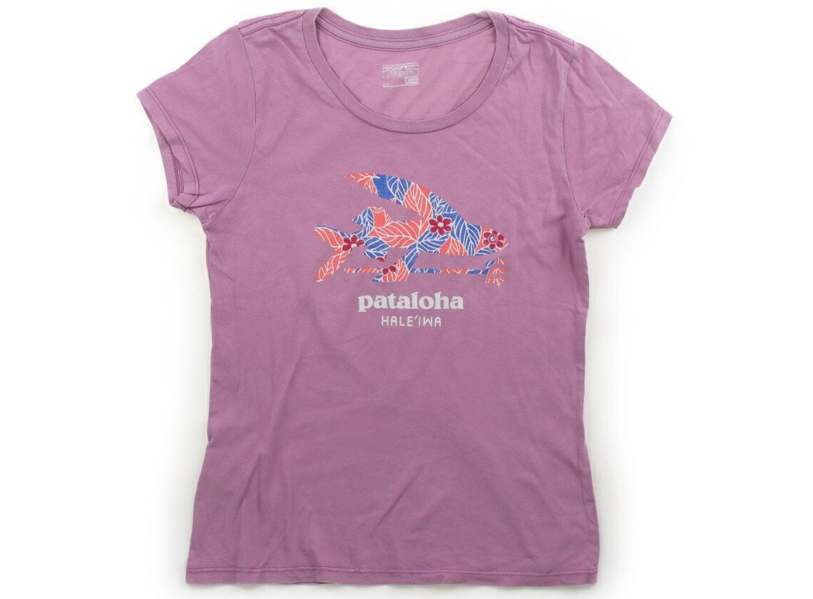 パタゴニア Patagonia Tシャツ カットソー 150 女の子 パープル 子供服 ベビー服 キッズ アウトレット ユーズド 【中古】キッズ ベビー マタニティ