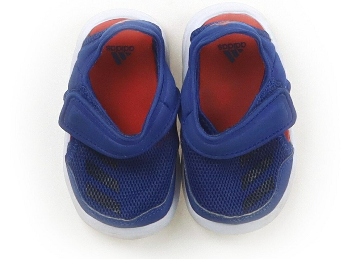 アディダス Adidas サンダル 靴12cm〜 男の子 ブルー・レッド 子供服 ベビー服 キッズ アウトレット ユーズド 【中古】キッズ・ベビー・マタニティ