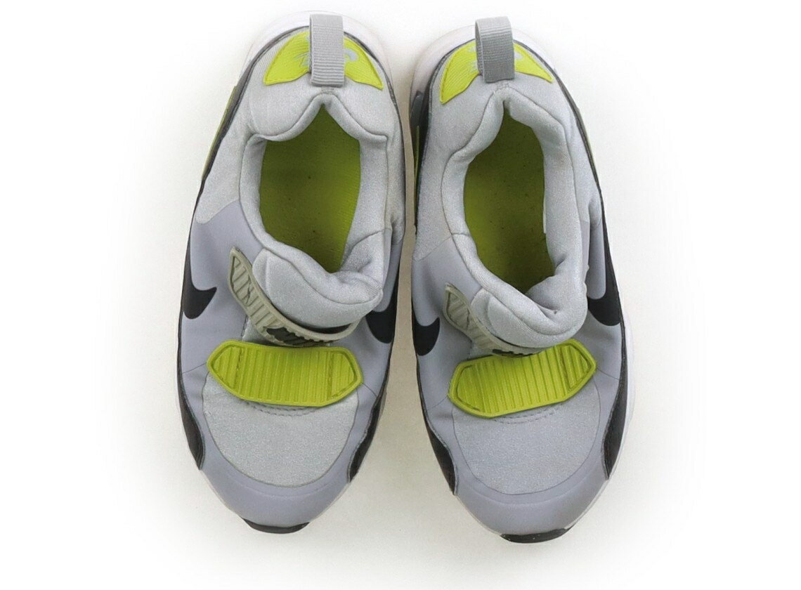 ナイキ NIKE フラットシューズ・スリッポン 靴17cm〜 男の子 グレー・ライムグリー...