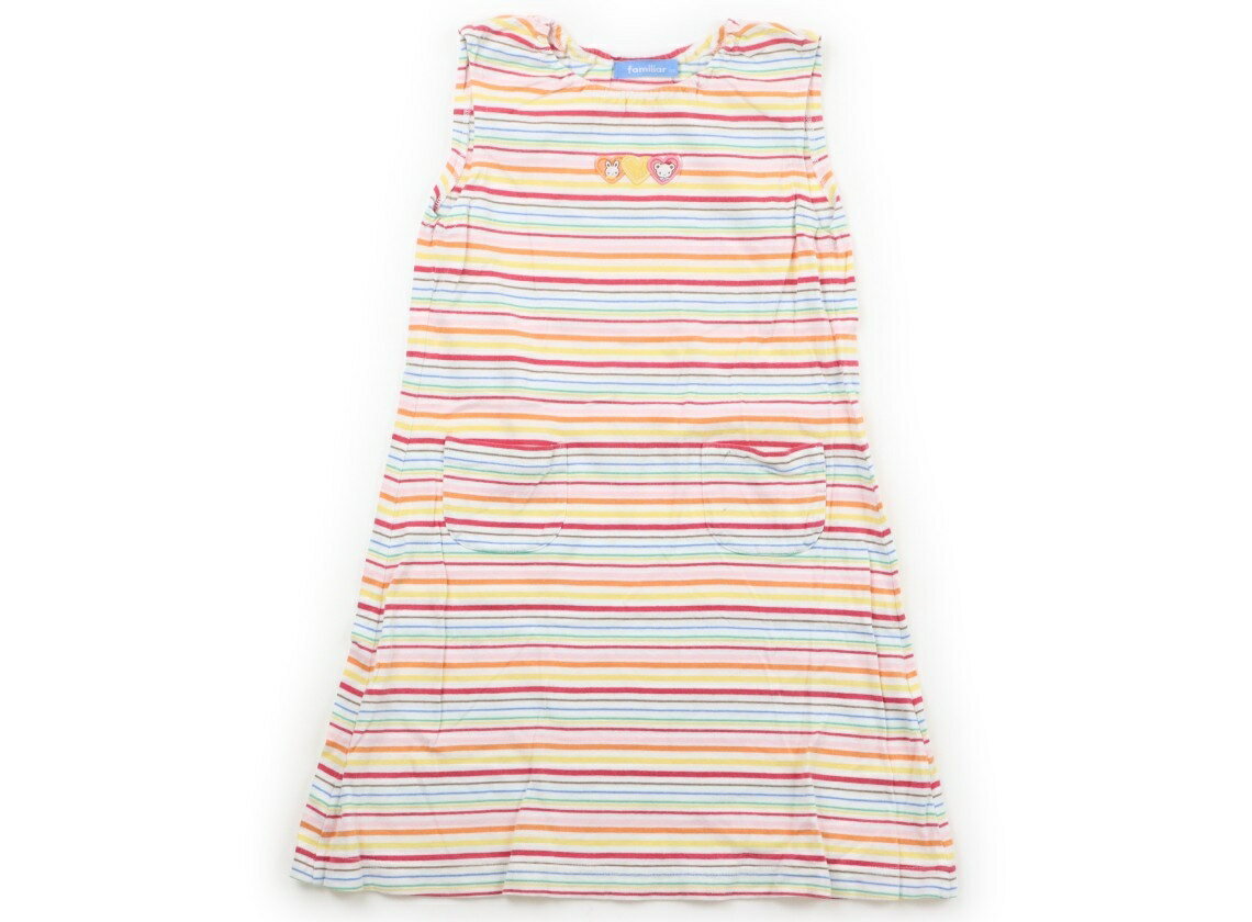 ファミリア familiar ワンピース 120 女の子 マルチカラー 子供服 ベビー服 キッズ アウトレット ユーズド 【中古】キッズ・ベビー・マタニティ