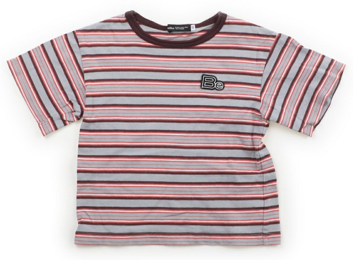 べべ BeBe Tシャツ・カットソー 100 男の子 グレー、赤 子供服 ベビー服 キッズ アウトレット ユーズド 【中古】キッズ・ベビー・マタニティ