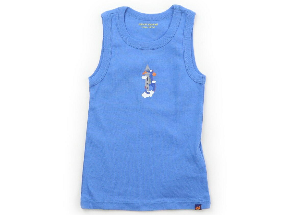 Sergent Major Tank Top/Camisole, Size 95, Boys, Blue, Dragon Design, Children's Clothing, Baby Clothes, Kids, Outlet, Used [Pre-owned] Kids, Baby, Maternity