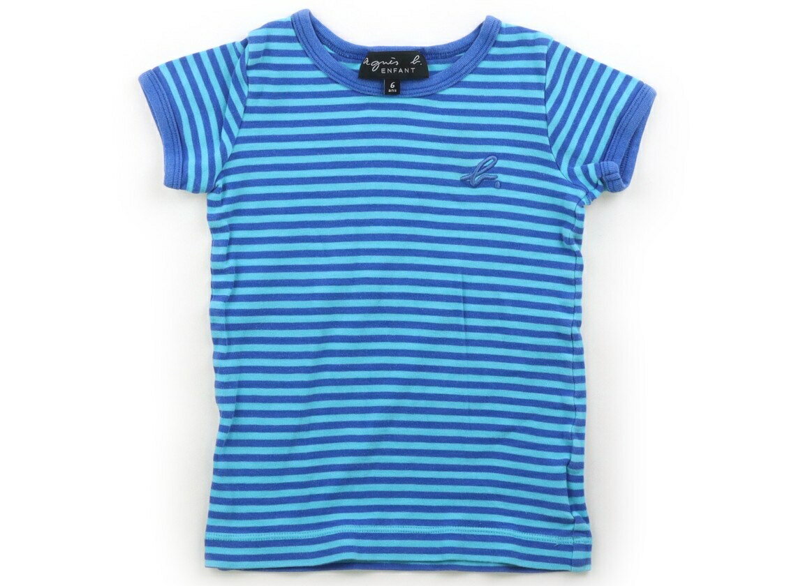 アニエスベー agnes.b Tシャツ・カットソー 110 男の子 ブルー 子供服 ベビー服 キッズ アウトレット ユーズド 【中古】キッズ・ベビー・マタニティ