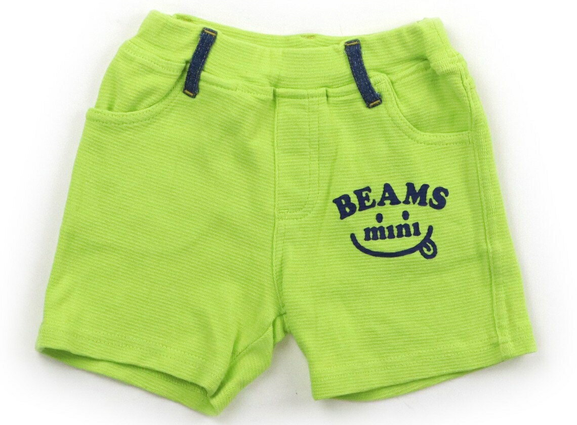 ビームス BEAMS ショートパンツ 90 男の子 ライムグリーン・ブルー 子供服 ベビー服 キッズ アウトレット ユーズド 【中古】キッズ・ベビー・マタニティ